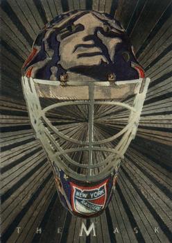 2001-02 Be a Player Between the Pipes - The Mask Silver #NNO Mike Richter Front