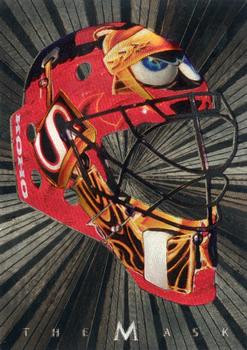 2001-02 Be a Player Between the Pipes - The Mask Silver #NNO Patrick Lalime Front