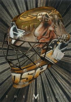 2001-02 Be a Player Between the Pipes - The Mask Silver #NNO Johan Hedberg Front