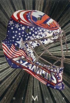 2001-02 Be a Player Between the Pipes - The Mask Silver #NNO Rick Dipietro Front