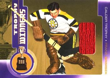 2001-02 Be a Player Between the Pipes - Trophy Winners #TW-23 Frank Brimsek Front
