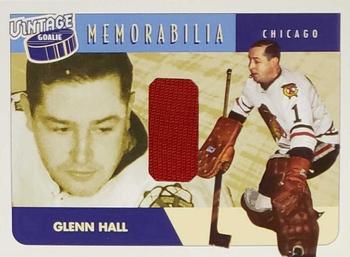 2001-02 Be a Player Between the Pipes - Vintage Memorabilia #VM8 Glenn Hall Front