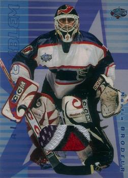 2001-02 Be a Player Memorabilia - All-Star Emblems #ASE-8 Martin Brodeur Front