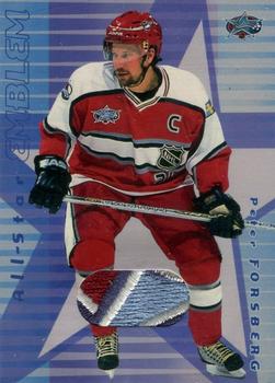 2001-02 Be a Player Memorabilia - All-Star Emblems #ASE-21 Peter Forsberg Front