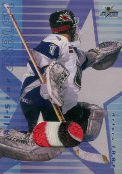 2001-02 Be a Player Memorabilia - All-Star Emblems #ASE-46 Arturs Irbe Front