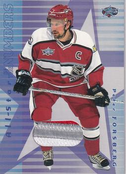 2001-02 Be a Player Memorabilia - All-Star In The Numbers #ASN-21 Peter Forsberg Front