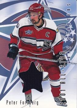 2001-02 Be a Player Memorabilia - All-Star Game Starters #S-05 Peter Forsberg Front