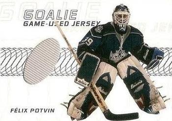 2001-02 Be a Player Memorabilia - Goalie Game-Used Jerseys #GJ-20 Felix Potvin Front