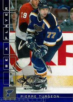 2001-02 Be a Player Memorabilia - NHL All-Star Fantasy Sapphire #296 Pierre Turgeon Front