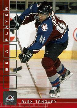 2001-02 Be a Player Memorabilia - Ruby #13 Alex Tanguay Front