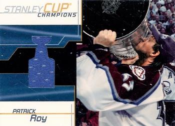2001-02 Be a Player Memorabilia - Stanley Cup Champions #CA-01 Patrick Roy Front