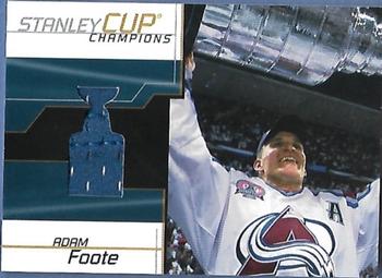2001-02 Be a Player Memorabilia - Stanley Cup Champions #CA-02 Adam Foote Front