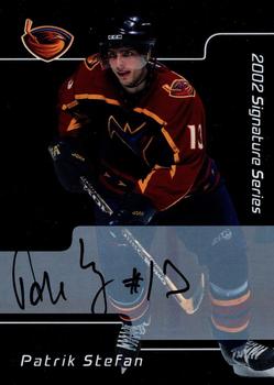 2001-02 Be a Player Signature Series - Autographs #002 Patrik Stefan Front