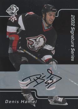 2001-02 Be a Player Signature Series - Autographs #031 Denis Hamel Front