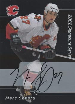 2001-02 Be a Player Signature Series - Autographs #032 Marc Savard Front
