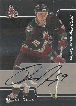 2001-02 Be a Player Signature Series - Autographs #047 Shane Doan Front