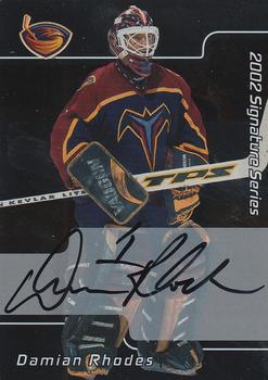 2001-02 Be a Player Signature Series - Autographs #053 Damian Rhodes Front