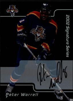 2001-02 Be a Player Signature Series - Autographs #061 Peter Worrell Front