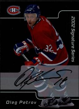 2001-02 Be a Player Signature Series - Autographs #063 Oleg Petrov Front