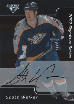2001-02 Be a Player Signature Series - Autographs #064 Scott Walker Front