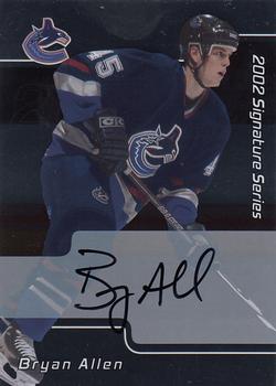 2001-02 Be a Player Signature Series - Autographs #077 Bryan Allen Front