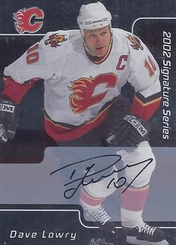 2001-02 Be a Player Signature Series - Autographs #089 Dave Lowry Front