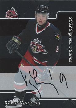 2001-02 Be a Player Signature Series - Autographs #131 David Vyborny Front