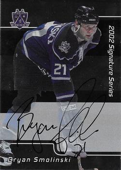 2001-02 Be a Player Signature Series - Autographs #134 Bryan Smolinski Front
