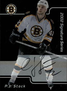 2001-02 Be a Player Signature Series - Autographs #175 P.J. Stock Front