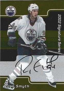 2001-02 Be a Player Signature Series - Autographs Gold #115 Ryan Smyth Front