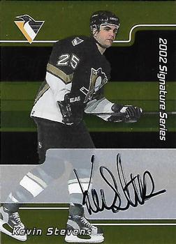 2001-02 Be a Player Signature Series - Autographs Gold #143 Kevin Stevens Front