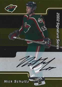 2001-02 Be a Player Signature Series - Autographs Gold #214 Nick Schultz Front