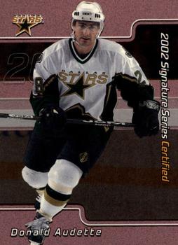 2001-02 Be a Player Signature Series - Certified 100 #C-11 Donald Audette Front