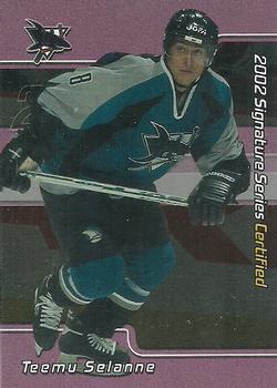 2001-02 Be a Player Signature Series - Certified 100 #C-47 Teemu Selanne Front