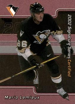 2001-02 Be a Player Signature Series - Certified 100 #C-54 Mario Lemieux Front