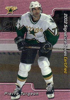 2001-02 Be a Player Signature Series - Certified 100 #C-34 Pierre Turgeon Front