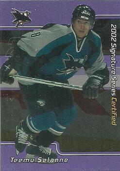 2001-02 Be a Player Signature Series - Certified 50 #C-47 Teemu Selanne Front