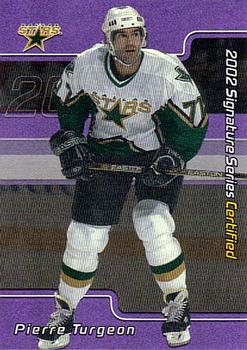 2001-02 Be a Player Signature Series - Certified 50 #C-34 Pierre Turgeon Front