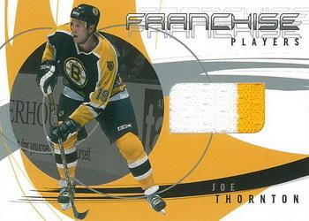 2001-02 Be a Player Signature Series - Franchise Jerseys #FP-3 Joe Thornton Front
