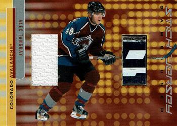 2001-02 Be a Player Signature Series - Jersey and Stick Cards #GSJ-14 Alex Tanguay Front