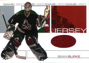 2001-02 Be a Player Signature Series - Jerseys #GJ-80 Sean Burke Front