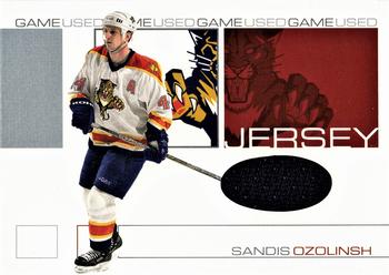 2001-02 Be a Player Signature Series - Jerseys #GJ-86 Sandis Ozolinsh Front
