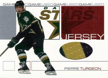 2001-02 Be a Player Signature Series - Jerseys #GJ-11 Pierre Turgeon Front