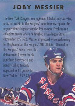 1993-94 Ultra - All-Rookies #6 Joby Messier Back