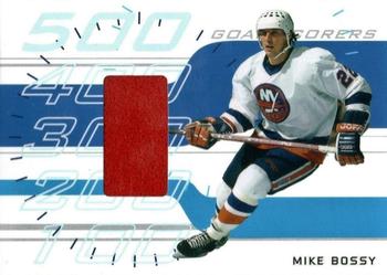 2001-02 Be a Player Memorabilia - 500 Goal Scorers Jersey #GS-13 Mike Bossy Front