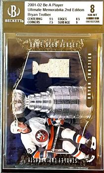 2001-02 Be A Player Ultimate Memorabilia - Dynasty Jerseys #NNO Bryan Trottier Front