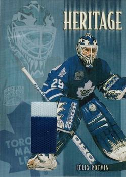 2001-02 Be a Player Update - Heritage #H3 Felix Potvin Front