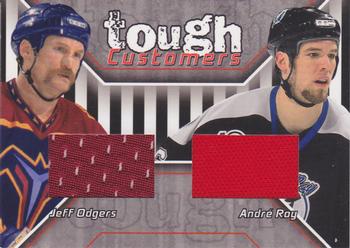 2001-02 Be a Player Update - Tough Customers #TC-17 Andre Roy / Jeff Odgers Front