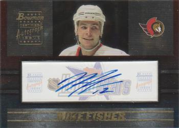 2001-02 Bowman YoungStars - Autographs #YSA-MF Mike Fisher Front