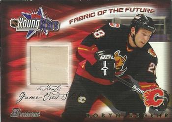 2001-02 Bowman YoungStars - Fabric of the Future Stick #FFS-RR Robyn Regehr Front